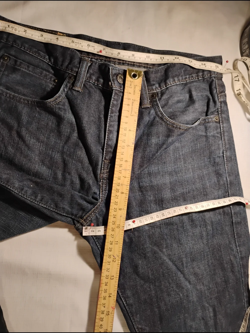Levi's Men's Dark Blue Straight Jeans